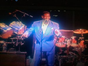 Jack Davis on stage at the reunion of the local bands! Jack passed away August 2012.