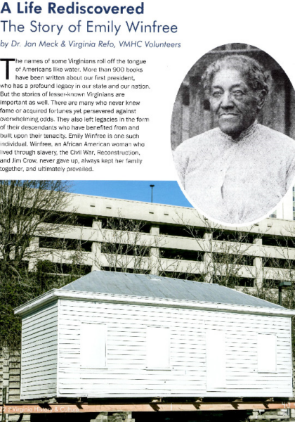Read about a life rediscovered, Emily Winfree! Read about a life rediscovered, Emily Winfree!