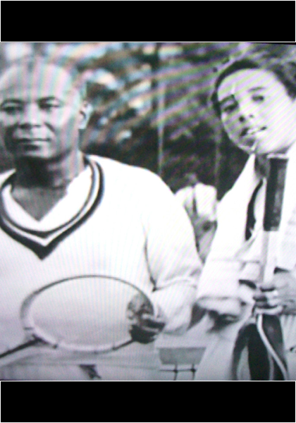 Dr. J. & Althea Gibson! Dr. J. & Althea Gibson!