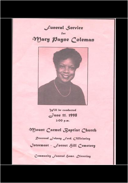Mary Payne Coleman DHS-'69
