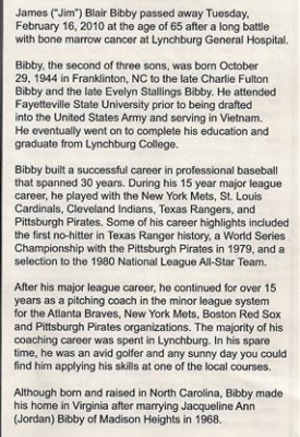 James "Jim" Bibby-obituary