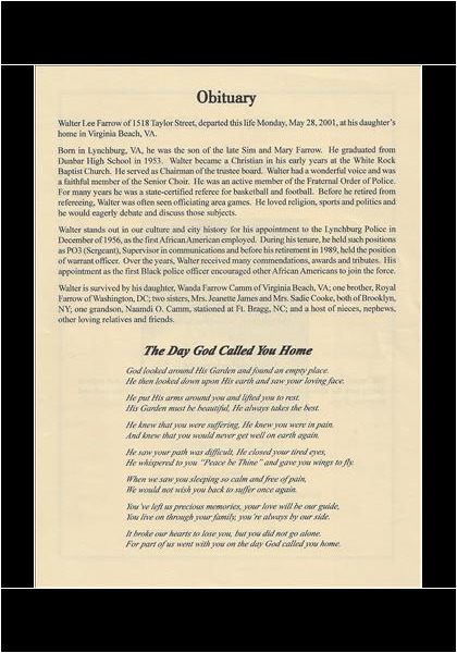 Walter L. Farrow-obituary