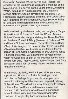 James "Jim" Bibby-obituary pt. 2