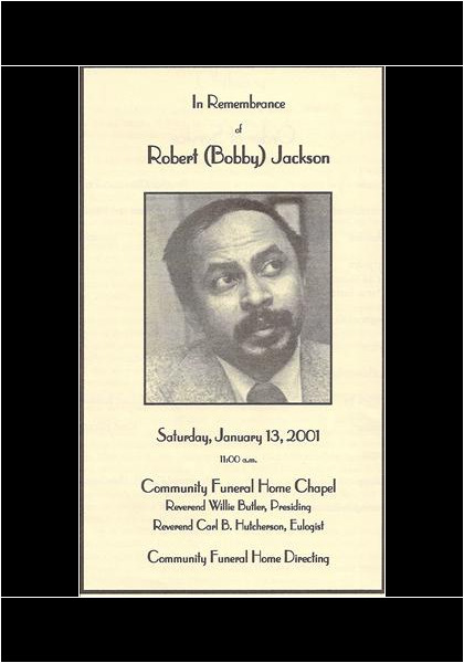 Robert (Bobby) Jackson DHS-62