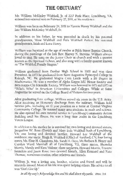 William M. Walthall Jr.-obituary
