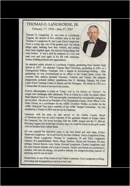 Thomas O. Langhorne Jr.-obituary