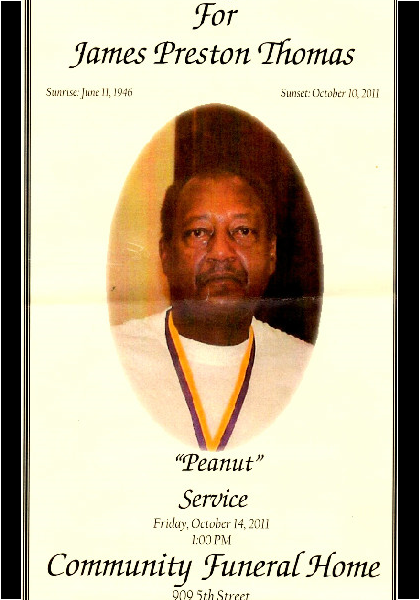James Preston "Peanut" Thomas DHS-'64