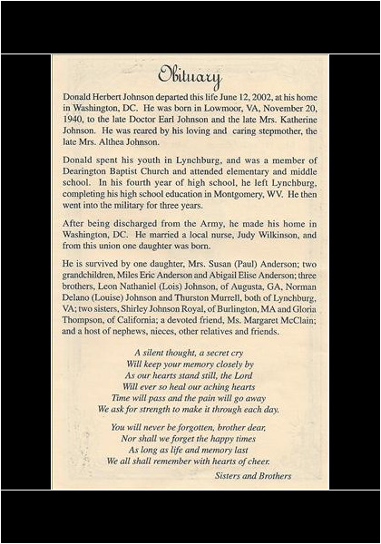 Donald Johnson-obituary