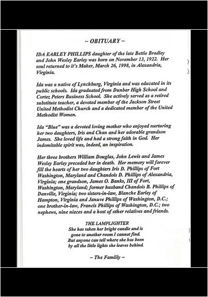 Ida Early Phillips-obituary