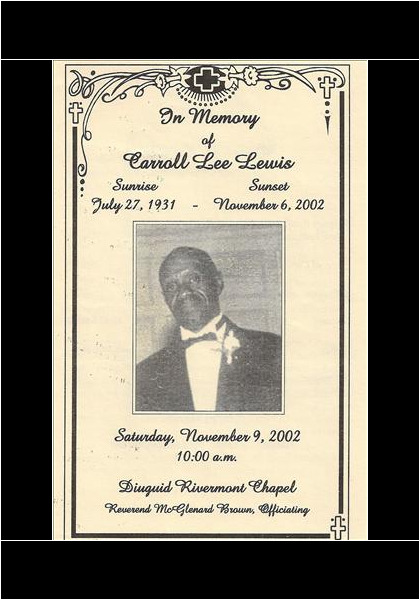 Carrol Lewis DHS-'51