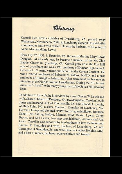 Carrol Lewis-obituary