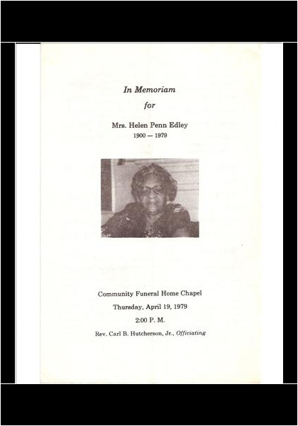 Helen Penn Edley