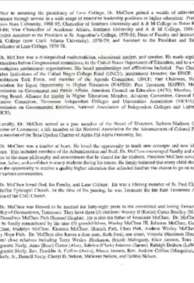 Dr. Wesley C. McClure-obituary pt IV