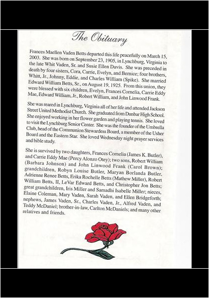 Francie Vaden Betts-obituary