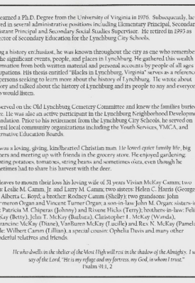 Dr. Leslie Camm Sr.-obituary pt. II