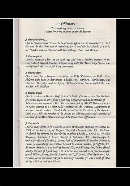 Charles Lewis-obituary