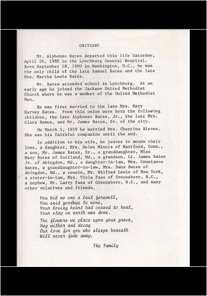 Alphonso Bates-obituary