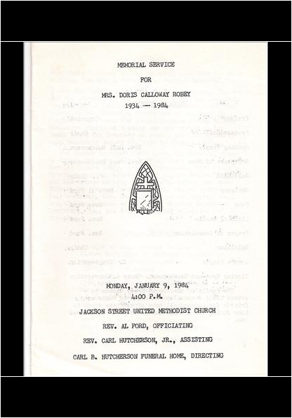 Doris Calloway Robey