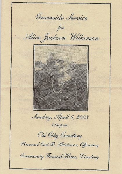 Alice Jackson Wilkerson