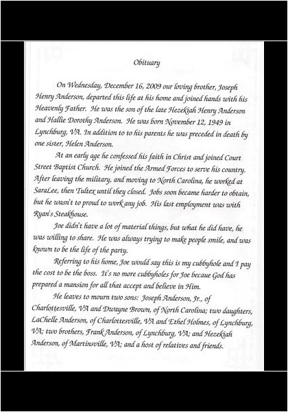 Joseph H. Anderson-obituary