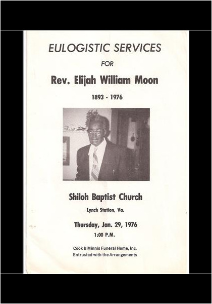 Rev. Elijah Moon