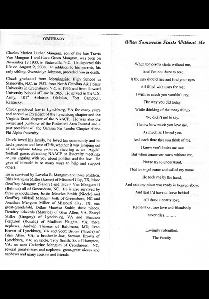 Charles M.L. Mangum-obituary