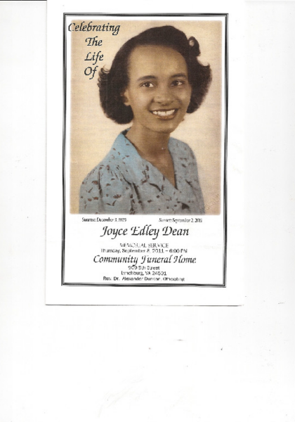 Joyce Edley Dean DHS-'43