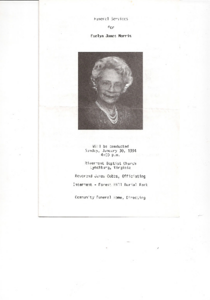 Evelyn James Morris