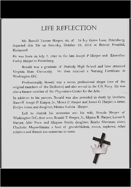 Ronald Turner Harper-obituary