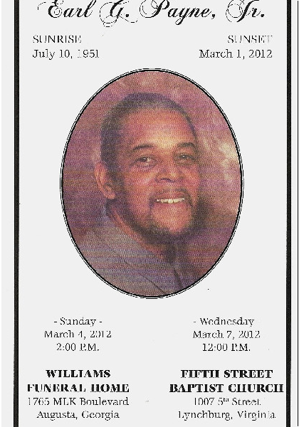 Earl Payne Jr. DHS-'69