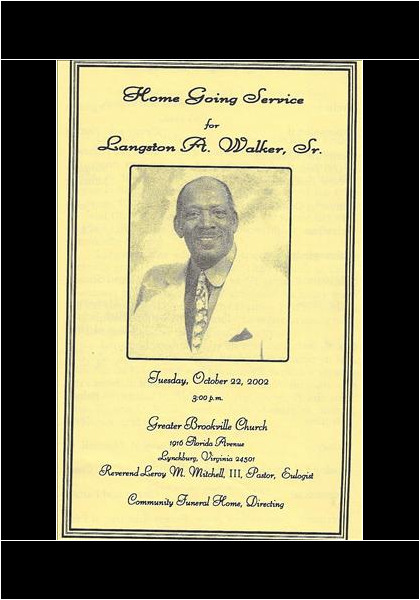 Langston Walker DHS-'54