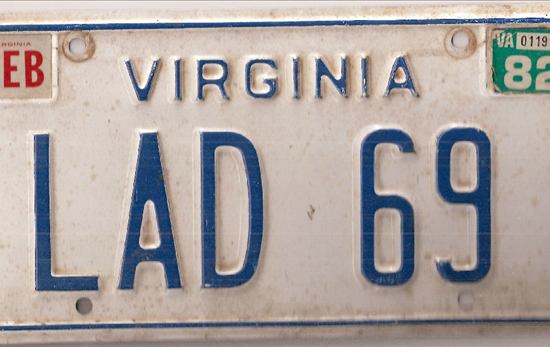 I had this plate on my van, hoping to advertise my class of 1969! I had to take it off after getting a lot of flack about it? I can't understand why?? I had this plate on my van, hoping to advertise my class of 1969! I had to take it off after getting a lot of flack about it? I can't understand why??