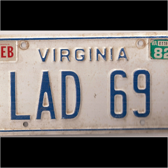 I had this plate on my van, hoping to advertise my class of 1969! I had to take it off after getting a lot of flack about it? I can't understand why?? I had this plate on my van, hoping to advertise my class of 1969! I had to take it off after getting a lot of flack about it? I can't understand why??