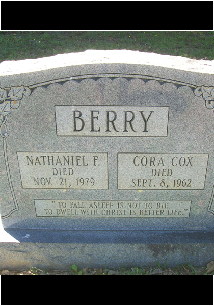 Cora Berry, Jackson Street Church music organist!