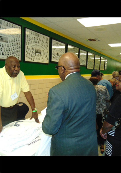 Burley graduate, Jimmy Hollins getting those souvenir bags together! Burley graduate, Jimmy Hollins getting those souvenir bags together!