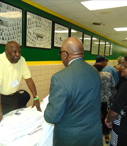 Burley graduate, Jimmy Hollins getting those souvenir bags together! Burley graduate, Jimmy Hollins getting those souvenir bags together!