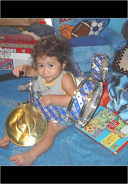 Big Walt from Vibe-100 got him a drum set....so much for the drum set!?