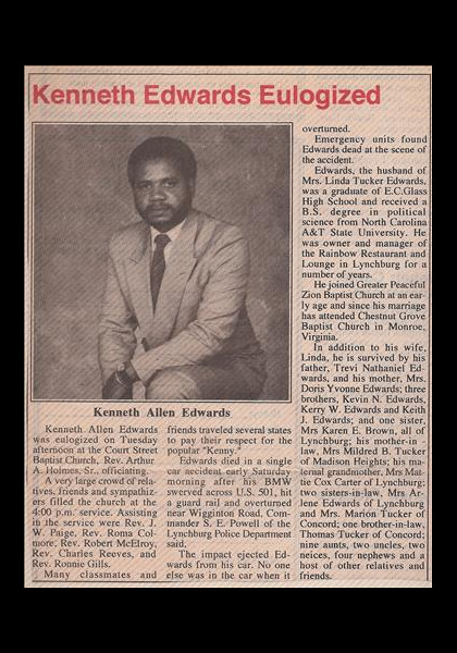 We miss this guy! Here is the late Kenneth Edwards, owner of the Rainbow Club!