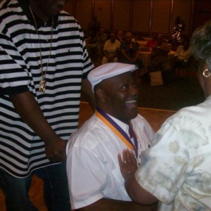 "Rennee" Russell DHS-'69, getting his award! "Rennee" Russell DHS-'69, getting his award!