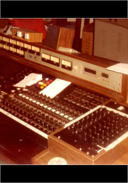 The mixing board! The mixing board!
