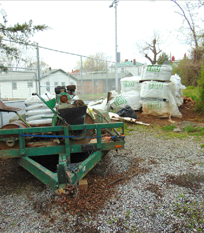 Spring should resume the building of the tennis court and Dr. J's home! More to come! Spring should resume the building of the tennis court and Dr. J's home! More to come!
