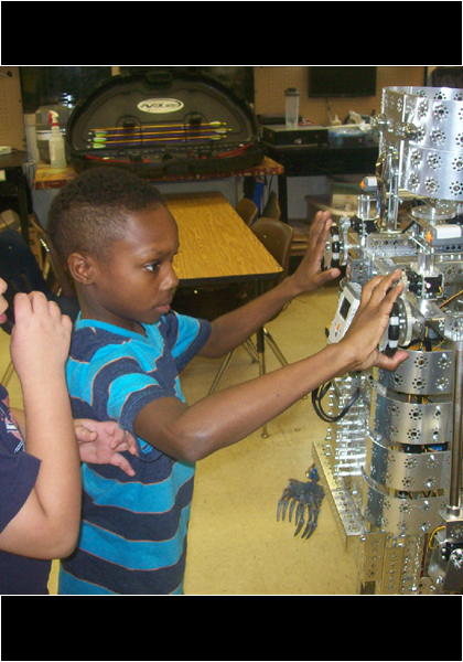 Building a robot in wood/metal shop! Building a robot in wood/metal shop!