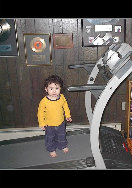 Zee's treadmill!