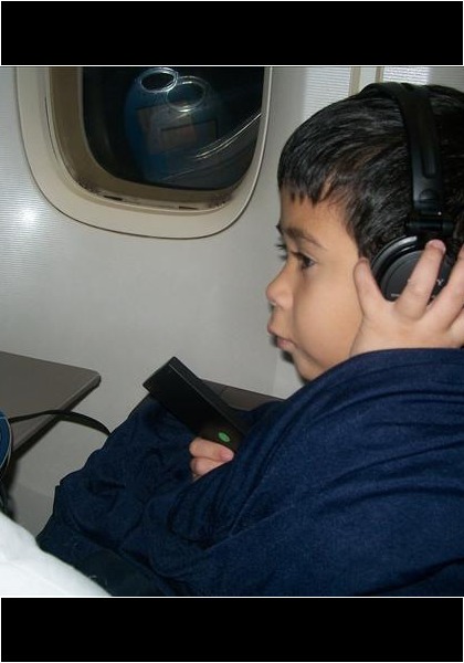 Jarred on the plane headed for the Phillipines in August 2010!