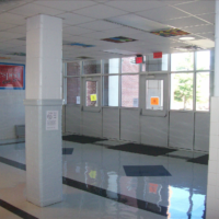 This shot if looking out the front door and hallway of the South building! This shot if looking out the front door and hallway of the South building!