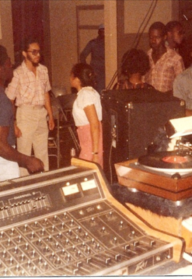 Clifford Hall! Be careful and don't bump the turntables!
