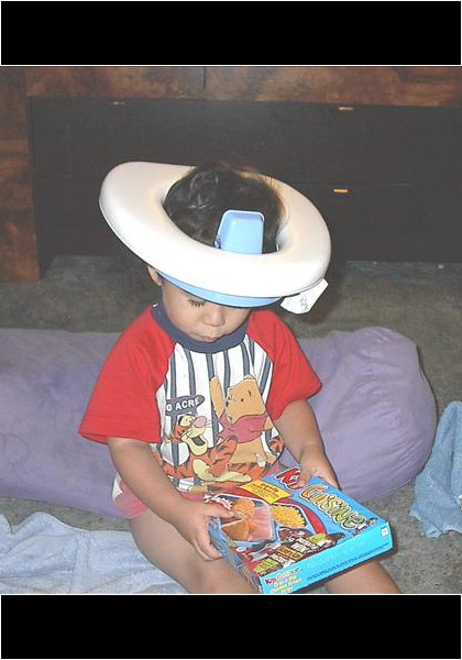 I think the OTHER end is supposed to be on the potty!?