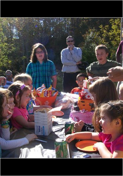 Jarred at Kaylee Nance's 5th Birthday/Halloween party!