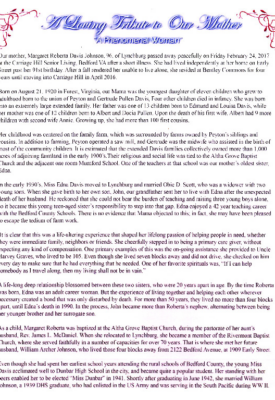 Margaret Roberta Davis Johnson-obituary