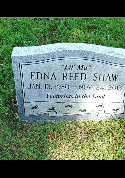 Robert's Mom, Edna Shaw. She was our neighborhood Mom, back in the day!